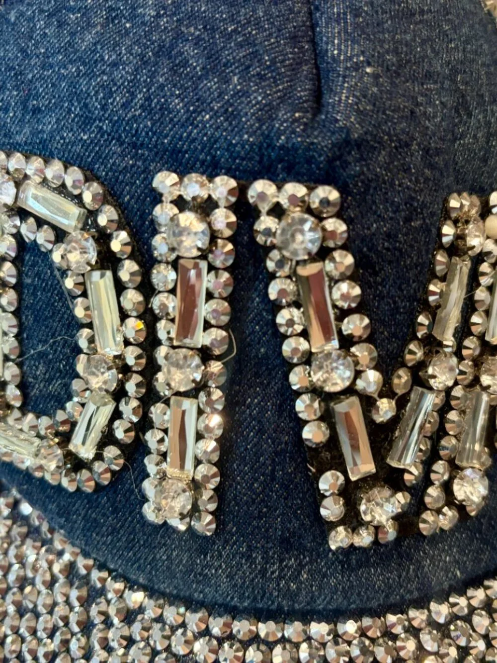 ~~Popfizzy Rhinestone Diva Hat for Women, Bedazzled Queen Gifts, Bling Hat...***